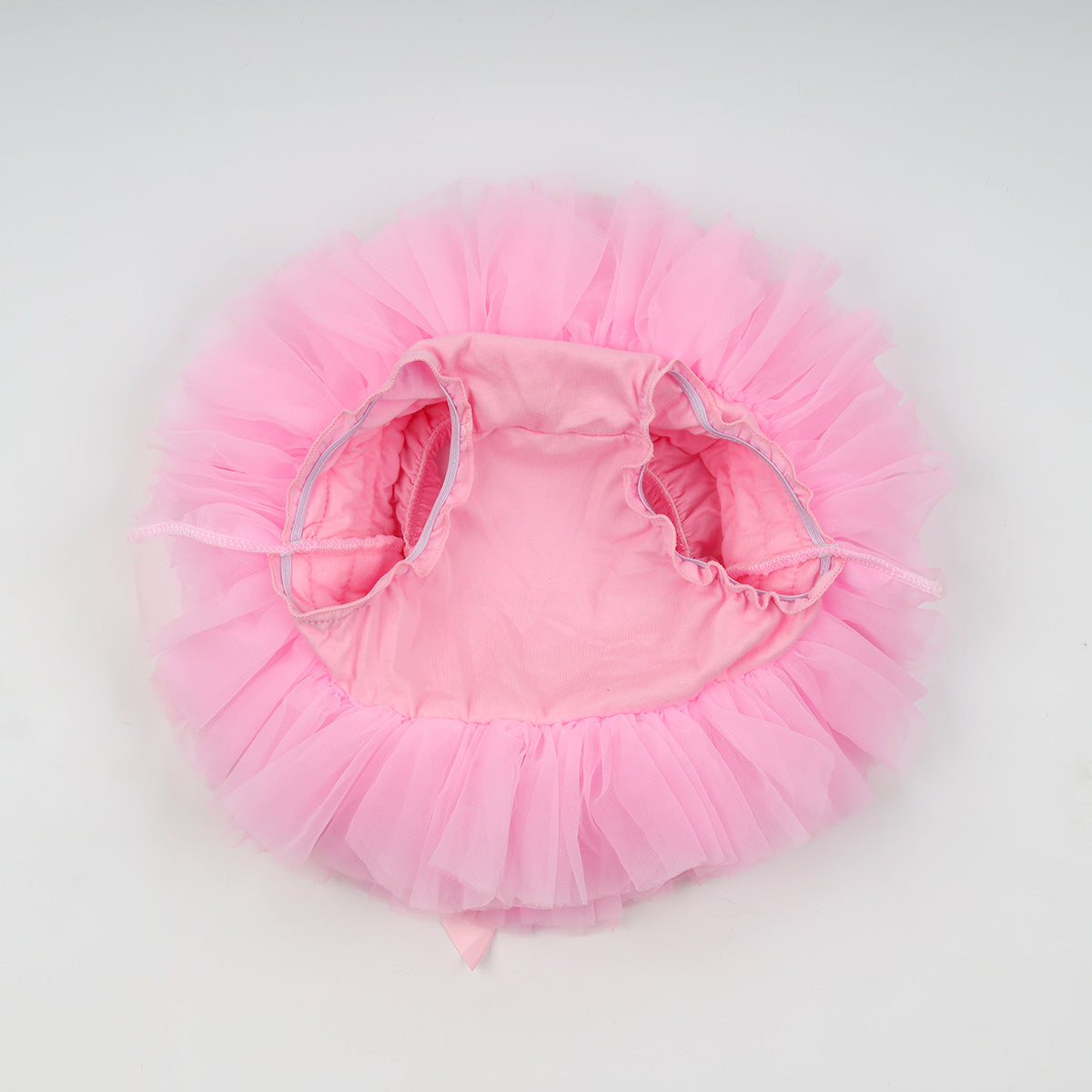 Baby Girls Super Soft Fluffy Pink Tutu Skirt and Headband Set with Diaper Cover