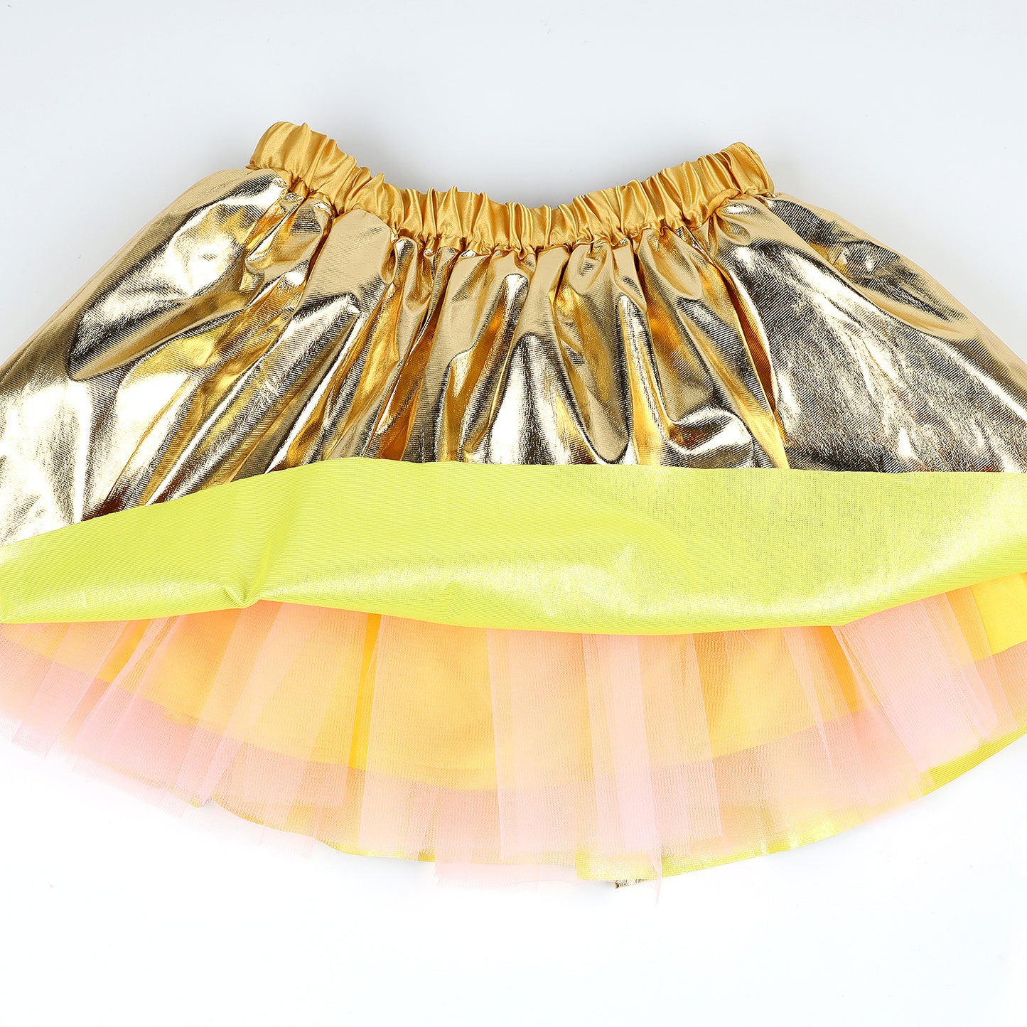 Toddler and Little Girls 3 Layers Sparkling Tutu Skirt with Bowknot Headband