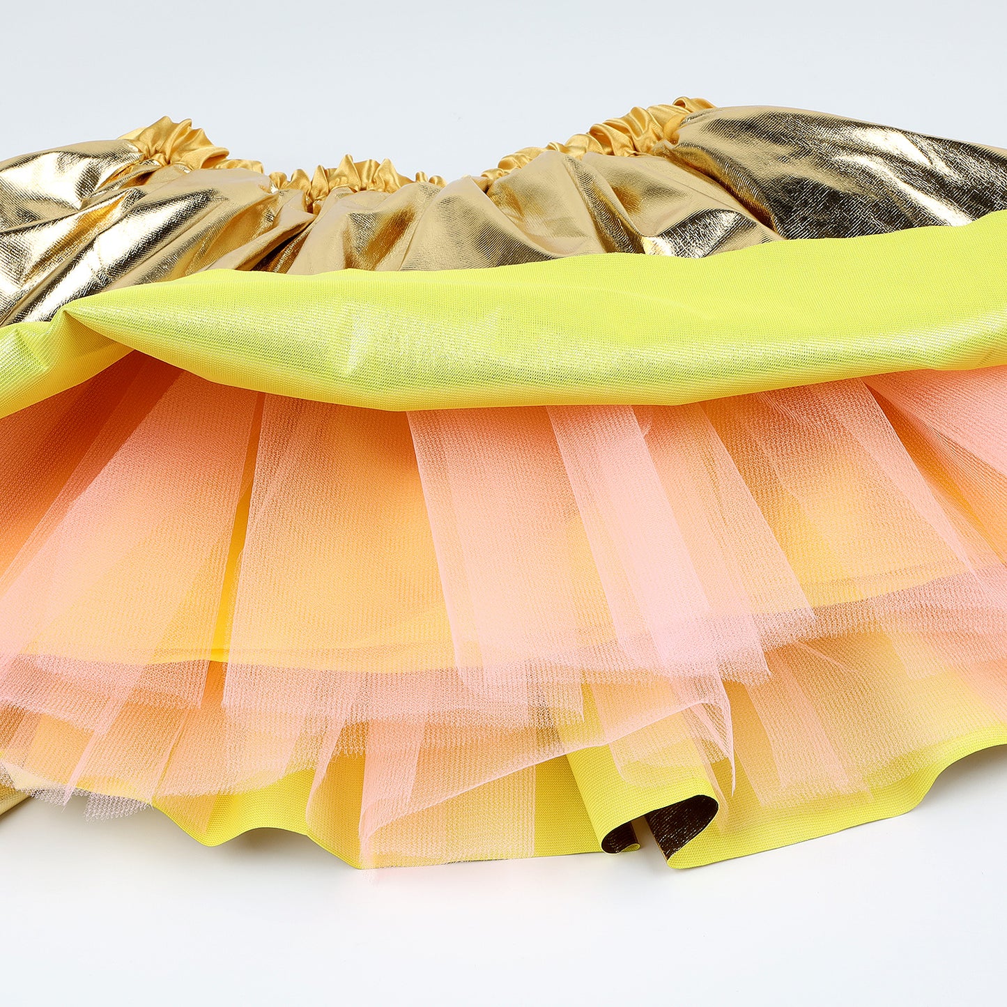 Toddler and Little Girls 3 Layers Sparkling Tutu Skirt with Bowknot Headband