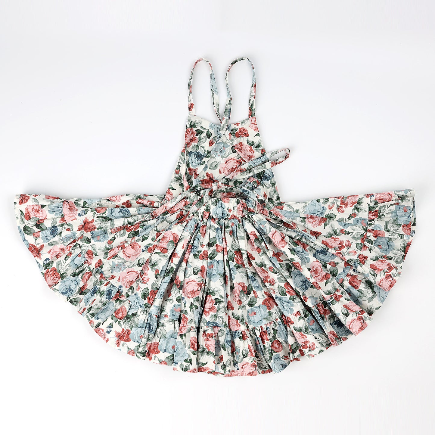 Little Toddler Girls Cotton Vintage Floral Dress