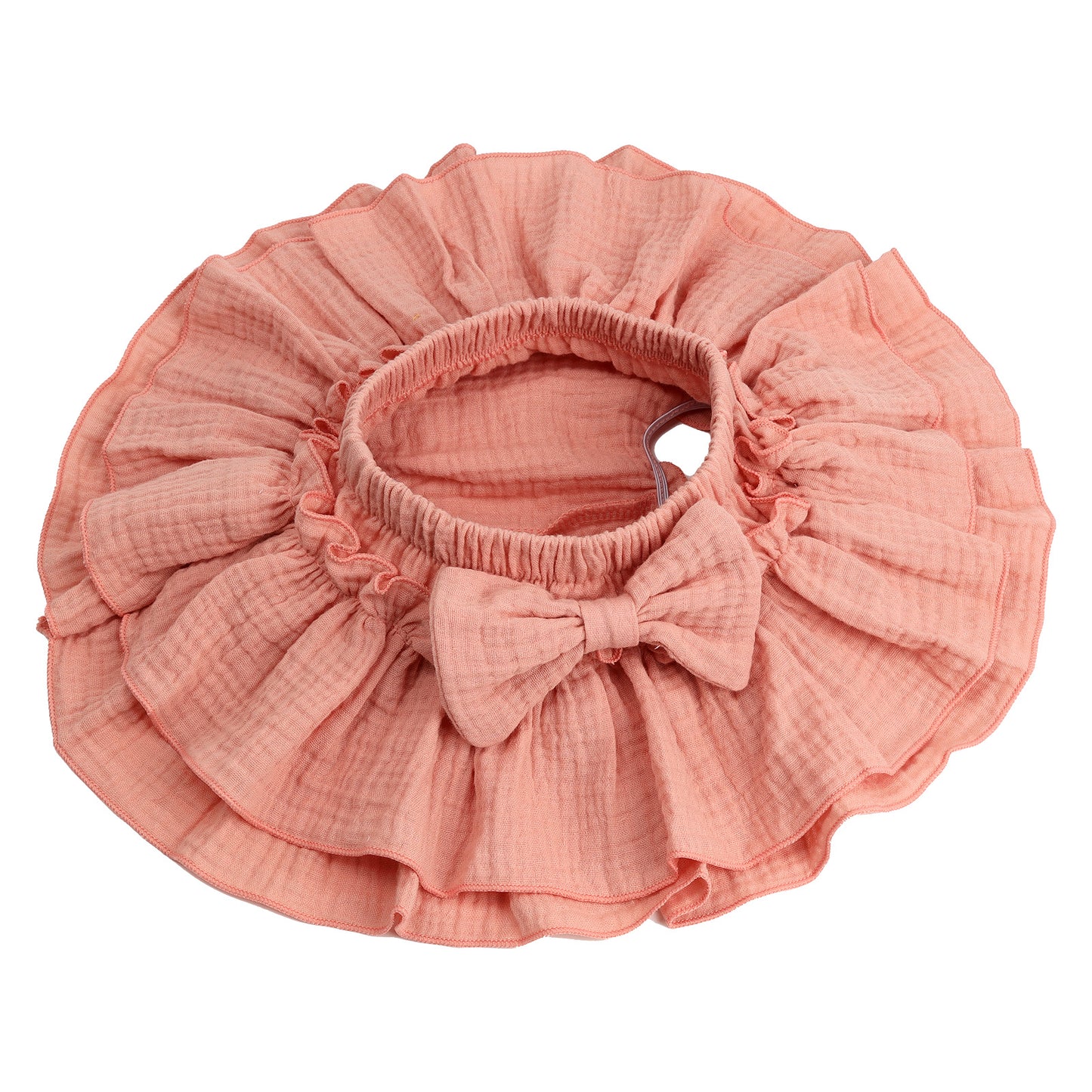 Baby Girls Soft Cotton Gauze Ruffle Skirt with Shorts