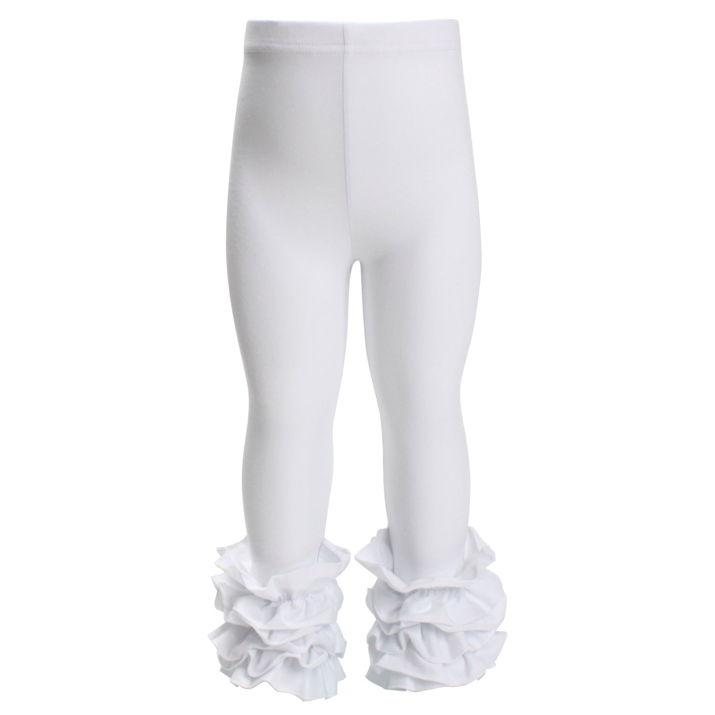 Baby Toddler and Little Girls Cotton Ruffle Leggings