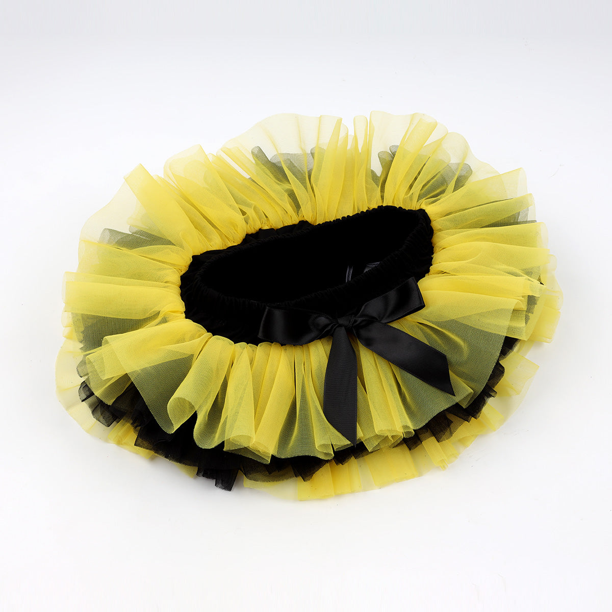 Baby girls bee TUTU skirt yellow - black - black - yellow fluffy soft with diaper cover