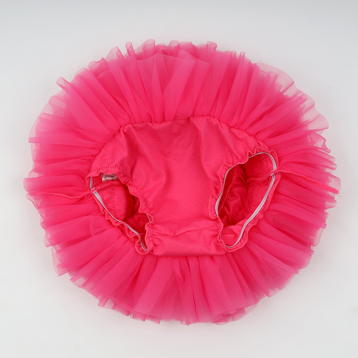 Baby Girls Super Soft Fluffy Hot Pink Tutu Skirt and Headband Set with Diaper Cover