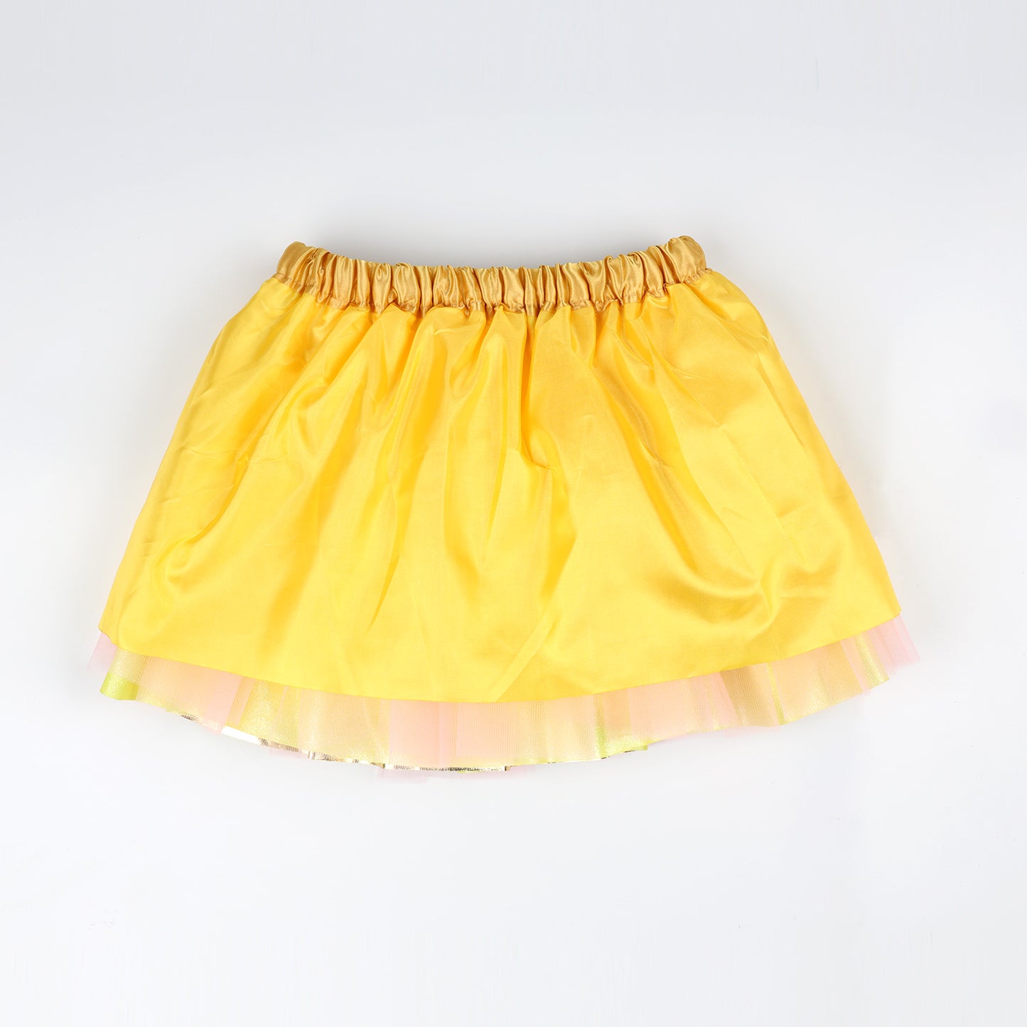 Toddler and Little Girls 3 Layers Sparkling Tutu Skirt with Bowknot Headband