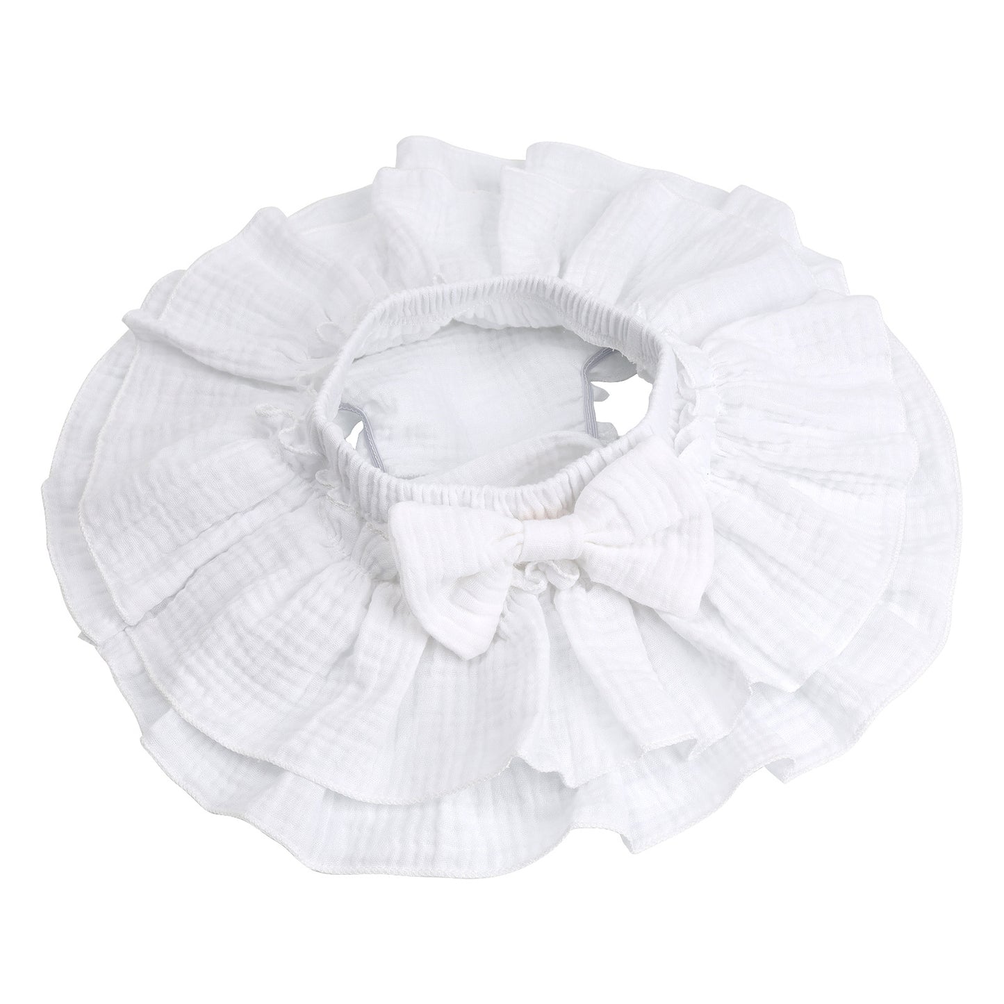 Baby Girls Soft Cotton Gauze Ruffle Skirt with Shorts